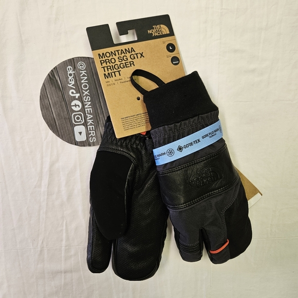 The North Face Other - The North Face Montana Pro SG GTX Trigger Gore-Tex Mitt Black Men's Size Large